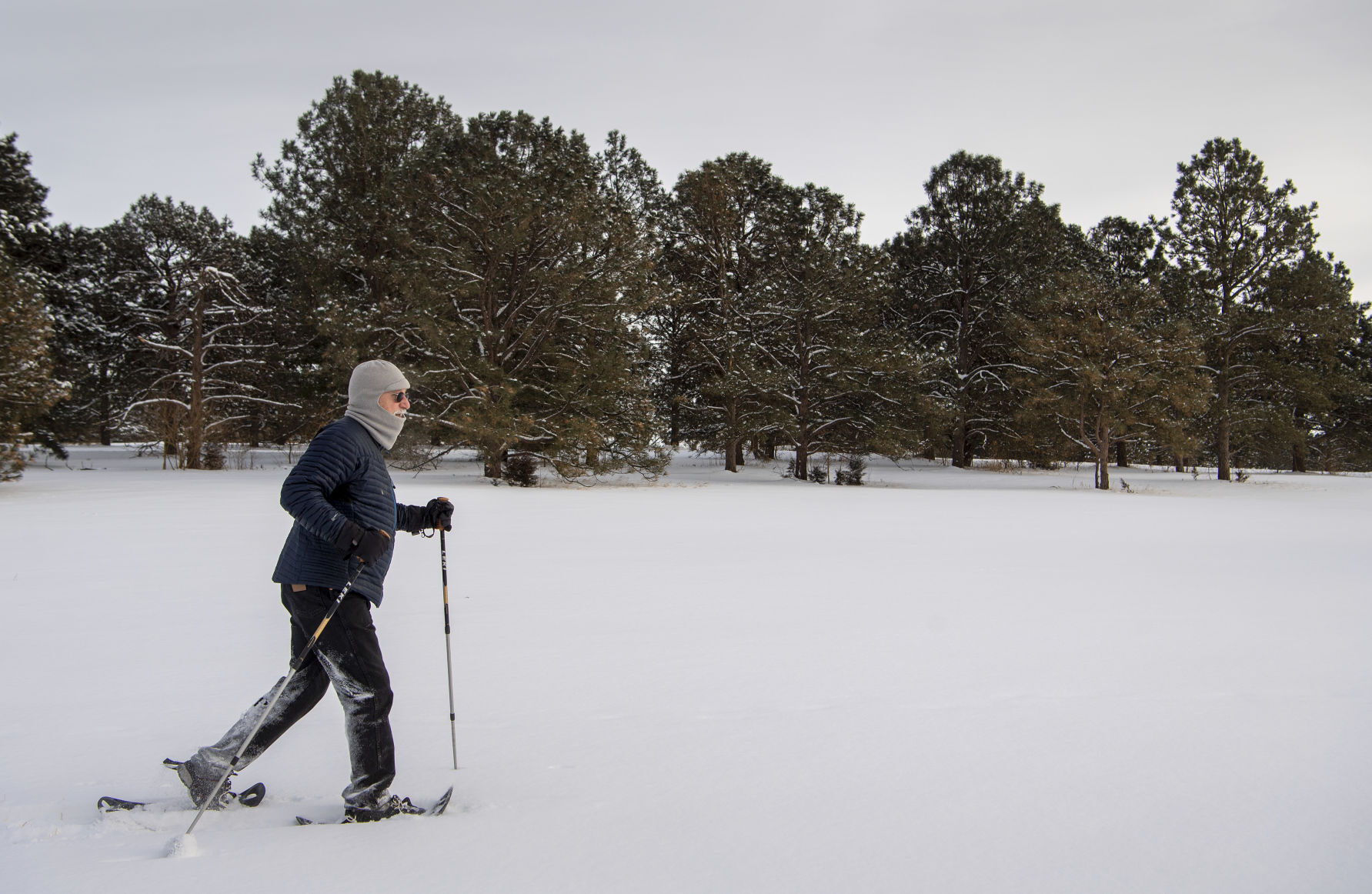 Snowshoeing